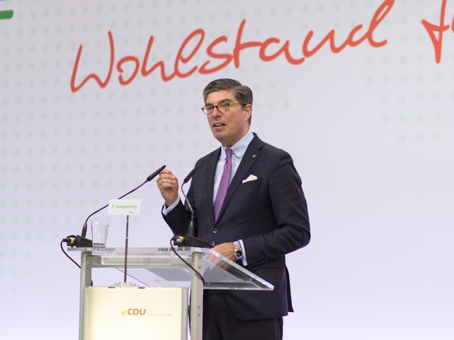 Starke Wirtschaft. Starker Freistaat. Wohlstand für alle - 31. Landesparteitag der Sächsischen Union in Glauchau