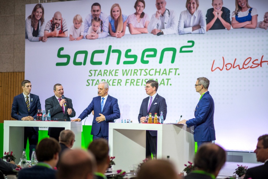 Starke Wirtschaft. Starker Freistaat. Wohlstand für alle - 31. Landesparteitag der Sächsischen Union in Glauchau