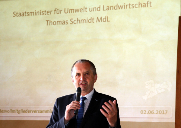 Staatsminister für Umwelt und Landwirtschaft Thomas Schmidt MdL