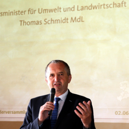 Staatsminister für Umwelt und Landwirtschaft Thomas Schmidt MdL
