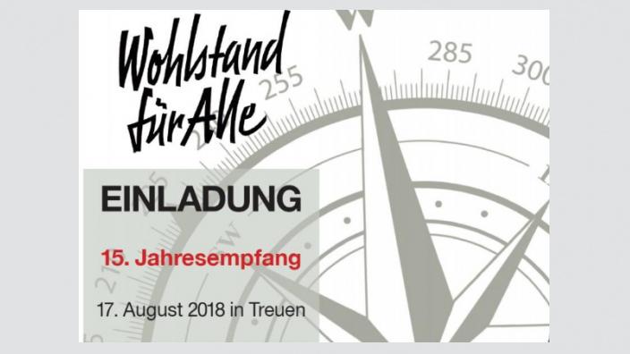 EINLADUNG zum 15. Jahresempfang der MIT Sachsen in Treuen